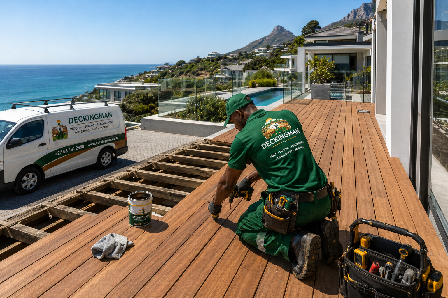 Custom Timber Decking Construction